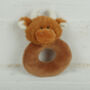 Brown Cow Baby Set, Small + Mini Toy + Rattle + Boxed, thumbnail 5 of 5