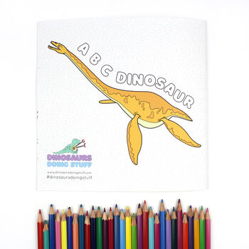 Abc Dinosaur Colouring Book, 3 of 8