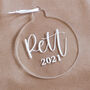 Personalised My First Christmas Tree Decoration, thumbnail 3 of 5