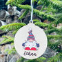 Personalised Gonk Wooden Baubles, thumbnail 4 of 5