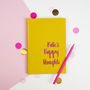 Personalised Leather 'Happy' Journal, thumbnail 4 of 7