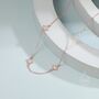 Starburst Cz Necklace In Sterling Silver, thumbnail 3 of 12