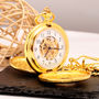 Antique Style Gold Personalised Pocket Watch, thumbnail 1 of 7