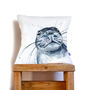 Inky Seal Large Luxury Cushion And Inner, thumbnail 4 of 4