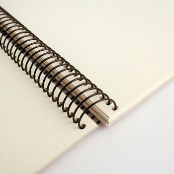Personalised Typographic Spiral Bound Book, 7 of 10