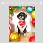 Red Santa Christmas Dog Bandana, thumbnail 3 of 3