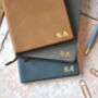 Personalised Initial Leather Notebook, thumbnail 1 of 5