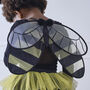 Black And Yellow Bumble Bee Costume Wings, thumbnail 1 of 2