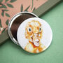 Inky Duckling Compact Pocket Mirror, thumbnail 1 of 4