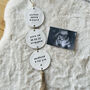 Personalised New Baby Clay Wall Hanging, thumbnail 3 of 4