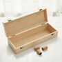 Engraved Floral Frame 60th Birthday Hinged Bottle Box, thumbnail 3 of 3