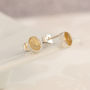 Gemstone And Sterling Silver Stud Earrings, thumbnail 7 of 12