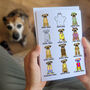Funny Border Terrier Greetings Card, thumbnail 3 of 3