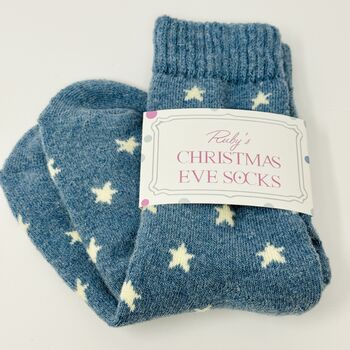Personalised Christmas Eve Socks, Christmas Eve Box Socks, 2 of 7
