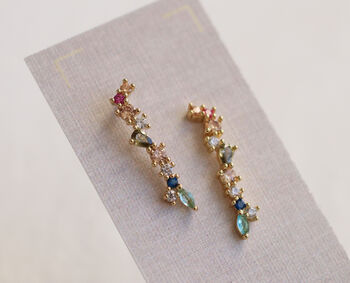 Rainbow Jewel Earrings, 5 of 8