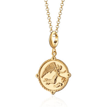 18ct Gold Iris Goddess Of Communication Necklace, 2 of 7