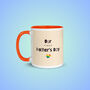 Our First Mother's Day Ceramic Mug White And Orange, thumbnail 2 of 5