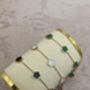 Valentina Black Clover Charm Bracelet, thumbnail 6 of 7