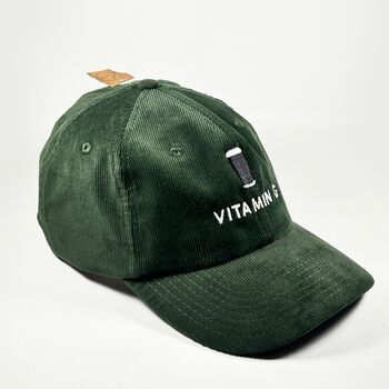 Vitamin G Corduroy Hat Pint Cap For Stout Lovers, 6 of 9