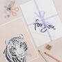 Personalised Tiger Print, thumbnail 5 of 11