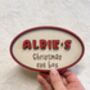 Christmas Eve Box Name Sign Personalised Kid Crate Sign, thumbnail 5 of 10