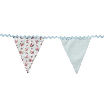 Vintage Floral Fabric Bunting, 3 of 3