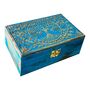 Blue Tree Of Life Engraved Wooden Keepsake Box, thumbnail 10 of 12