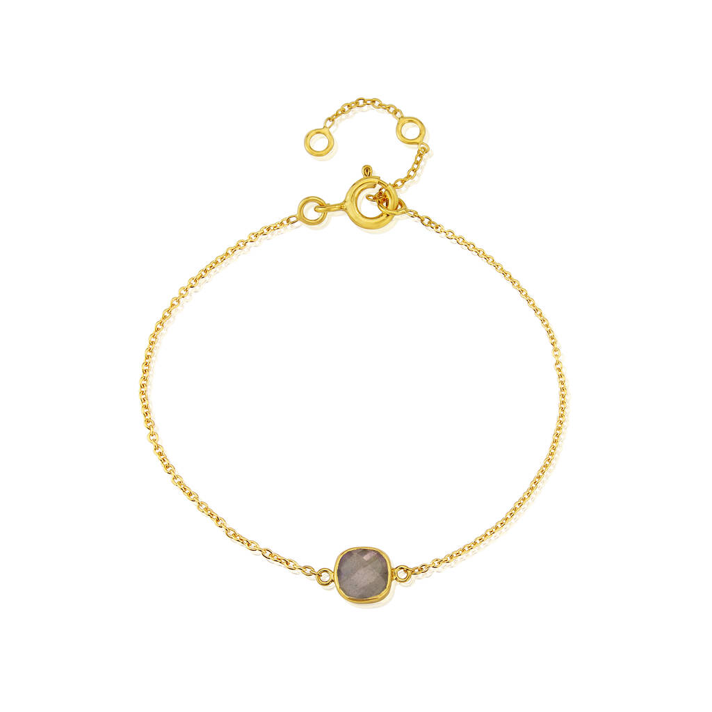 Brooklyn Labradorite And Gold Plated Bracelet By Auree Jewellery ...