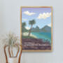 National Park Of American Samoa Travel Poster Art Print, thumbnail 5 of 8