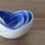 Nesting Bowls In Blue And White, thumbnail 5 of 5