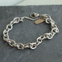 Silver Chunky Chain Bracelet, thumbnail 1 of 5