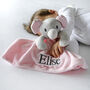 Personalised Pink Elephant Comforter With Soft Ears, thumbnail 1 of 5