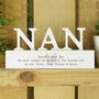 Personalised Heart Ornament For Nan, thumbnail 1 of 3