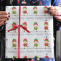 Christmas Gift Wrap: Personalised Little Elf, thumbnail 1 of 4