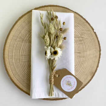 Personalised Dried Natural Flowers Mother's Day Posy, 2 of 4