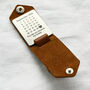 Personalised Leather Case Photo Keyring With Calendar, thumbnail 3 of 7