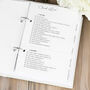 Personalised Botanical Border Wedding Planner, thumbnail 6 of 12