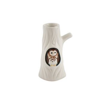 Winter Solstice Barn Owl Bud Vase | In Gift Box | Home Decor | Flower Vase, 2 of 4