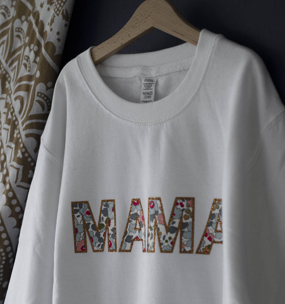 Liberty Print 'Mama' Sweatshirt, 1 of 12