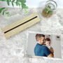 Personalised 'Our First…' Wooden Base 6x4' Photo Frame, thumbnail 8 of 11