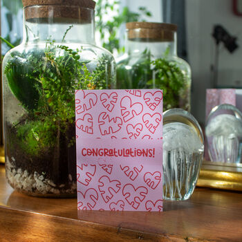 Monstera Leaf Inspired Congratulations Card, 6 of 11