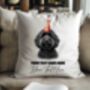 Personalised Black Cockapoo Birthday Congratulations Party Cushion, thumbnail 2 of 2