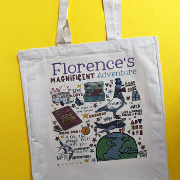 Personalised Travelling The World Gift Bag, 2 of 9