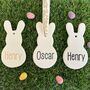 Personalised Easter Hanging Ceramic Rabbit, thumbnail 4 of 6