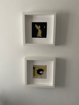 Abstract Shapes Framed Knitted Art, 9 of 11