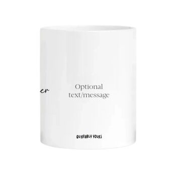 Personalised Minimalistic Best Teacher Friend Floral Mug Gift, 4 of 9