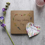 Valentine's Day Wildflower Seed Heart Card, thumbnail 2 of 5
