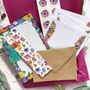 Colourful Flowers Stationery Gift Set, thumbnail 1 of 6