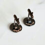 Secret Message Gunmetal And Real Leather Cufflinks, thumbnail 5 of 8