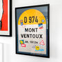Personalised Tour De France Road Sign Art, Mont Ventoux, thumbnail 2 of 9